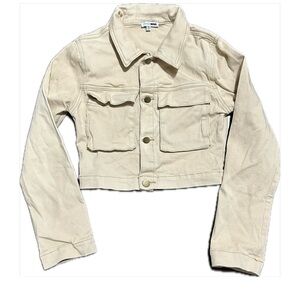 Fashion Nova Cropped Utility Jacket – Size XS